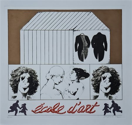 Pozzati Concetto - Ecole d'Art, 1972