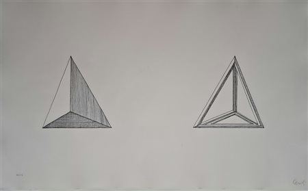 Ceroli Mario - Le idee direttrici Triangoli, 1975