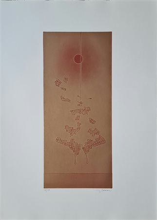 Casorati Francesco - Sole rosso