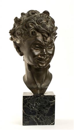 DOMENICO MASTROIANNI (Arpino, 1876 - Roma, 1962): Piccolo satiro