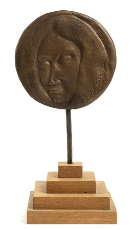 PERICLE FAZZINI (1913-1987) : Ritratto di donna