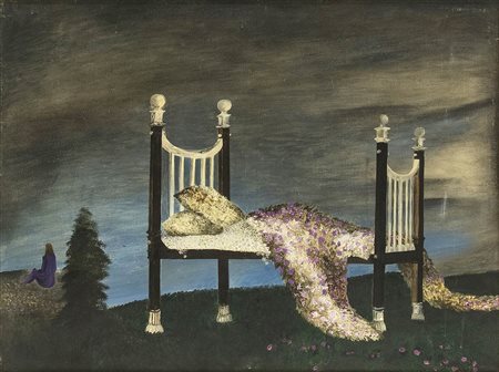 MARIA ANTO (Varsavia, 1936 - 2007): Łóżko, 1970