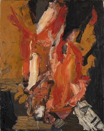 ALBERTO GIANQUINTO (Venezia, 1929 - Jesolo, 2003): Il fuoco, 1961