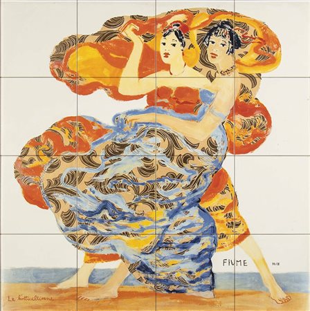 SALVATORE FIUME (Comiso, 1915 - Milano, 1997): Le botticelliane