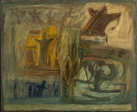 RICCARDO LICATA (Torino, 1929 - Venezia, 2014): P G, 1960