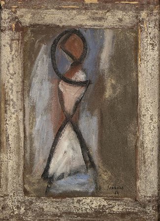 SALVATORE EMBLEMA (Terzigno, 1929 - 2006): Figura di donna, 1964