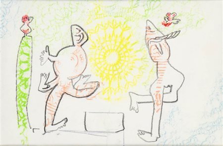 ROBERTO SEBASTIÁN MATTA (Santiago del Cile, 1911 - Civitavecchia, 2002): Senza titolo