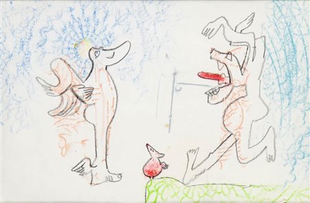 ROBERTO SEBASTIÁN MATTA (Santiago del Cile, 1911 - Civitavecchia, 2002): Senza titolo