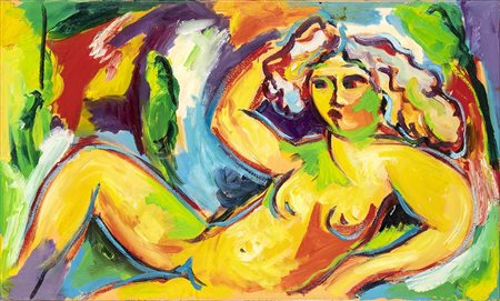 MIMMO GERMANA’ (Catania, 1944 - Busto Arsizio, 1992): Senza titolo, 1990