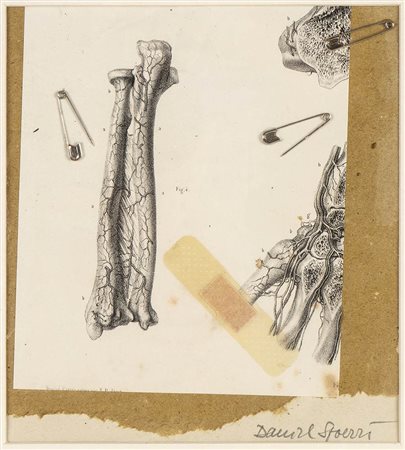 DANIEL SPOERRI (Galati, 1930): Senza titolo dal ciclo delle “Spingole francesi”