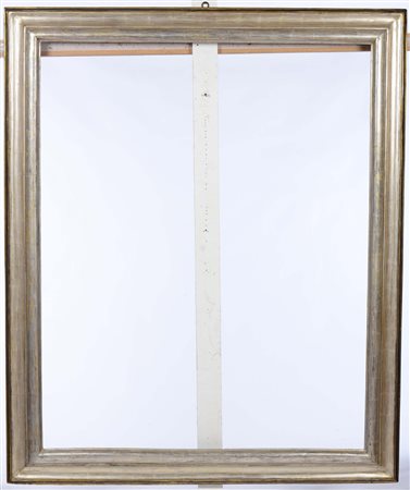 Grande cornice a sagoma romana argentata a mecca, XIX secolo