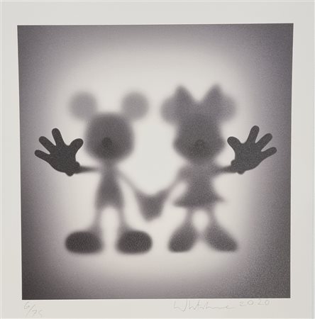 WHATSHISNAME x (Poland) 1982 Mickey and Minnie (Gone Series) 2020 Stampa...