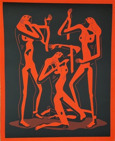 PETERSON CLEON Los Angeles (California) 1973 SIRENS (Red) 2021 Serigrafia /...