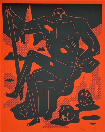 PETERSON CLEON Los Angeles (California) 1973 Day Has Turned to Night (Red)...