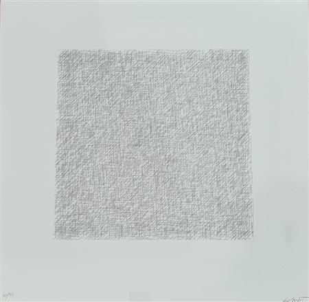 LEWITT SOL Hartford (Connecticut) 1928 Senza Titolo Serigrafia / Silksreen...