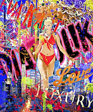 DE LEO RAFFAELE taranto (taranto) 1970 Eva 2021 Stampa su carta coton pop art...