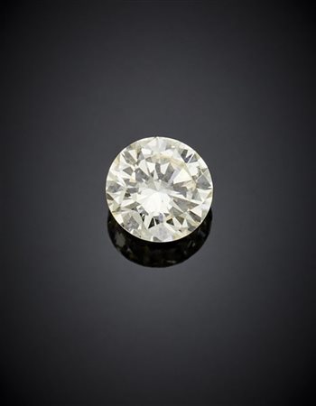 Diamante rotondo taglio a brillante di ct. 1,263.
Accompagnato da breve analisi