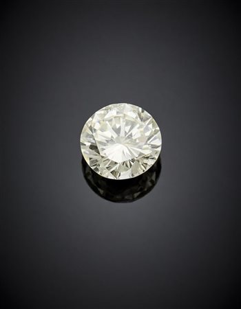 Diamante rotondo taglio a brillante di ct. 1,225.
Accompagnato da breve analisi