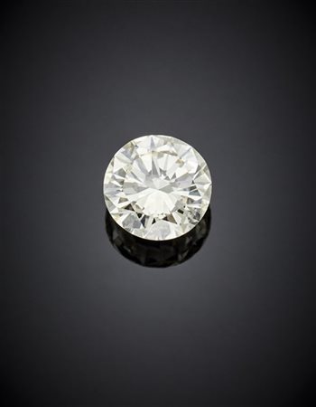 Diamante rotondo taglio a brillante di ct. 1,244.
Accompagnato da breve analisi