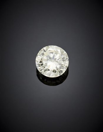 Diamante rotondo taglio a brillante di ct. 1,126.
Accompagnato da breve analisi