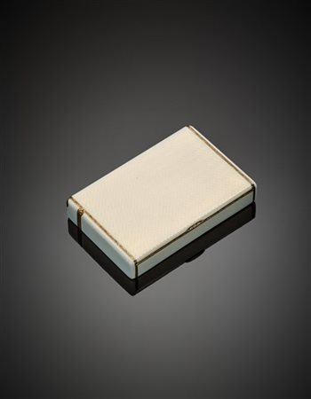 FABERGE'
"A jewelled silver-gilt and enamel cigarette case, Fabergé, workmaster