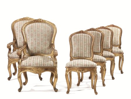 Piccolo finimento da salotto, Italia centrale, seconda metà sec. XVIII,...