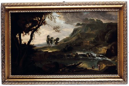Isaak Van Nickelen (1640-1703), Paesaggio fluviale