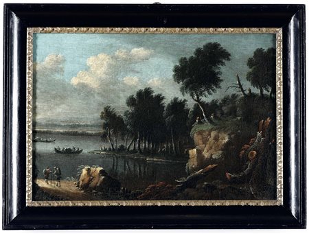 Henricus Joseph Antonissen (1737-1794), Paesaggio fluviale