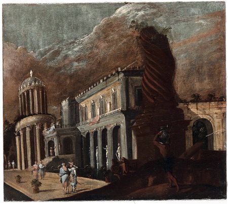 Architettura fantastica Scuola Napoletana del XVII-XVIII secolo