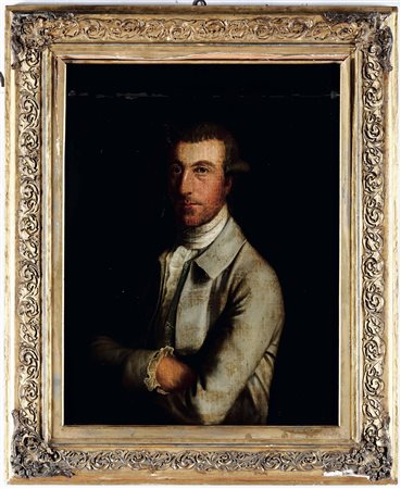 Ritratto maschile Scuola del XVIII secolo