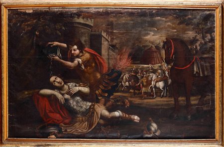 Amazzone ferita Scuola del XVII secolo
