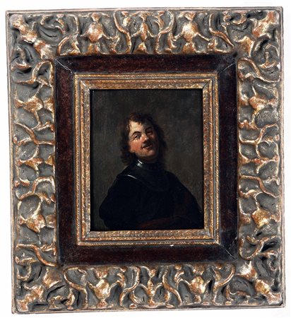 Ritratto maschile Scuola fiamminga del XVII-XVIII secolo