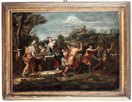 Rebecca al pozzo Scuola Veneta del XVIII secolo