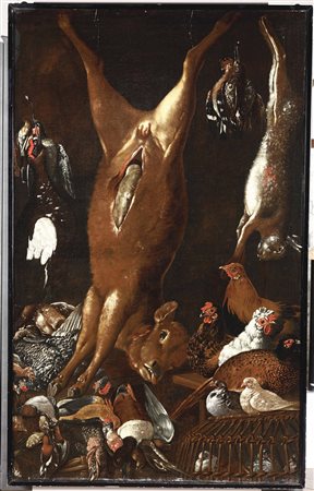 Jacob van der Kerckhoven (1637 Anversa-1712 Venezia), Natura morta con cacciagione detto Giacomo da Castello