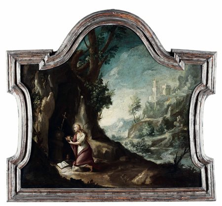 Santi eremiti Scuola del XVIII secolo