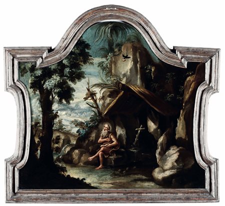 Santi eremiti Scuola del XVIII secolo