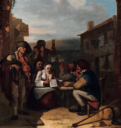 Cornelis Bega (1632 Haarlem-1664 Haarlem), Festa di paese