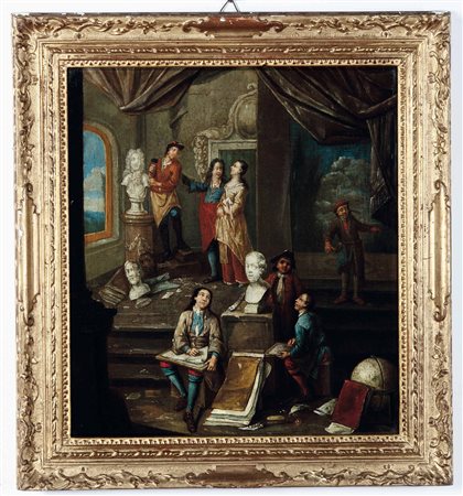 L'atelier di scultura Scuola del XVIII secolo