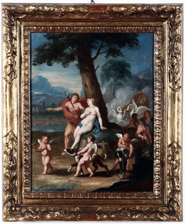 Gerard Hoet (1648-1733), Venere e Adone con putti