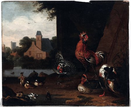 Natura viva Scuola fiamminga del XVIII secolo