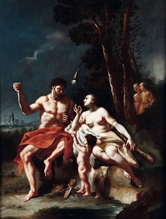 Ercole e Onfale Scuola olandese del XVII secolo