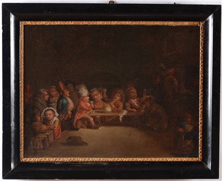 Enrico Albrici (1714 Vilminore di Scalve-1775 Bergamo) attribuito a, Scena di genere