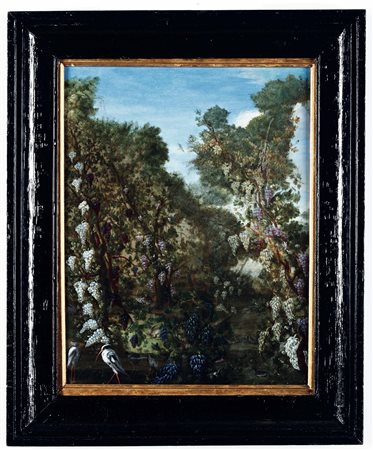 Vigna e animali Scuola olandese del XVII secolo