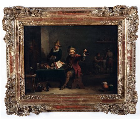 L'alchimista Scuola Fiamminga del XVII secolo