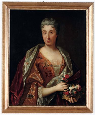 Nicolas de Largillière (1656-1746) ambito di, Ritratto di nobildonna