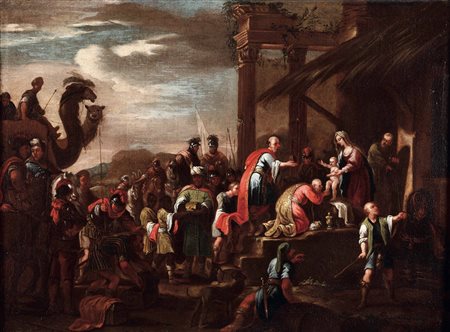 Adorazione dei Magi Scuola italiana del XVIII secolo