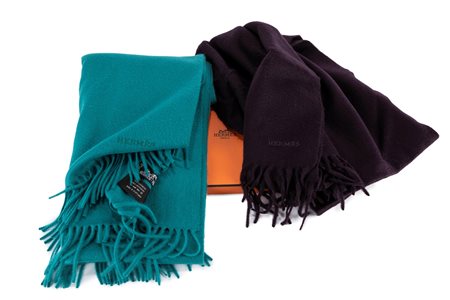 Hermès - Lotto di una stola e una sciarpa 