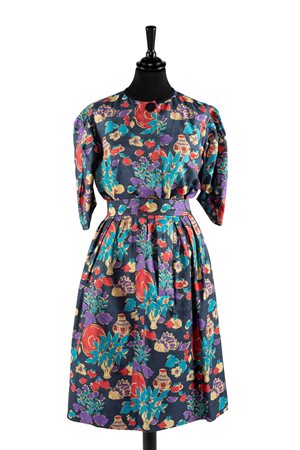 Yves Saint Laurent Rive Gauche - Lotto composto da un completo gonna e camicia a manica corta e da una blusa