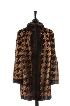 Christian Dior Furrures - Pelliccia corta in visone bicolore