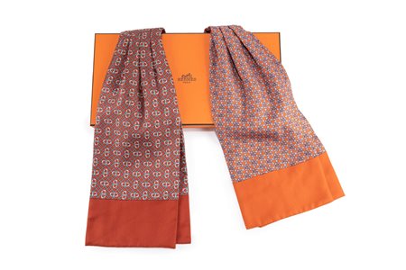 Hermès - Lotto di due cachecol